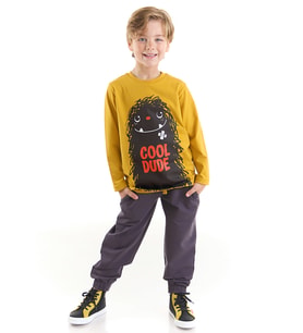 Cool Dude Erkek Çocuk T-shirt Pantolon Takım