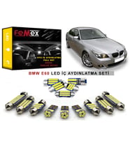 BMW E60 5 Serisi LED İç Aydınlatma Ampul Seti FEMEX Parlak Beyaz