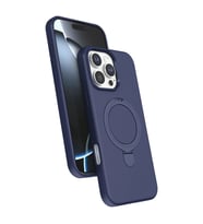 Apple İphone 16 Pro Max Regal Magsafe Standlı Kapak - Lacivert