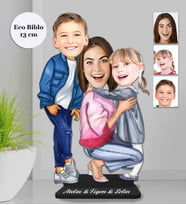 Kişiye Özel Anneler Günü Ahşap Eco Biblo -11