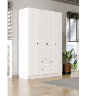 Kuzeylife Elegante 4 Kapılı Gardırop 210 Cm