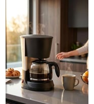 12 Fincan Filtre Kahve Makinesi 1.2 Litre Damlatmaz Sistem Kahve Makinesi