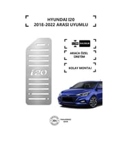 Hyundai İ20 2018-2022 Arası Ayak Dinlendirme Pedalı Krom Ayak Dayama Pedalı