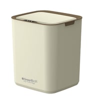 Greentech Sensörlü Şarjlı 22 Litre Çöp Kovası (Şarj Edilebilir Lityum Pilli) / GT-SC05K (Krem)