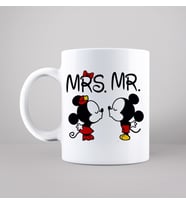 Mickey & Minnie Mouse Sevgili Çift Tasarımlı Kupa