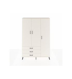 Arges Gardrop 6 Raflı 3 Çekmeceli Tek Askılı 132x30x195 Aytaşı-Aytaşı