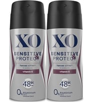 XO Deodorant 150ML Men-Erkek Sensitive & Protect (2 Li Set)