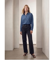 LCW Jeans Kahverengi Wideleg Kadın Jean Pantolon