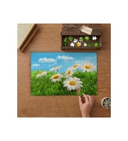 Papat.. Bahçesi - Gökyüzü Tasarımı 240 parça Ahşap Puzzle Ahşap Kutuda MP04756