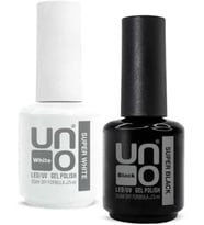 Fontenay Uno Super White Beyaz 15ml & Super Black Siyah Kalıcı Oje 15 ml