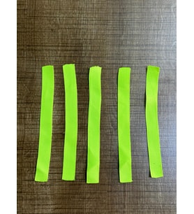 2X15 CM 5 Lİ NEON YEŞİL TİŞÖRT ÇANTA DİKİŞ AKSESUARI
