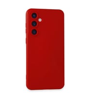 Samsung Galaxy S24 Kılıf Nano İçi Kadife Silikon - Kırmızı