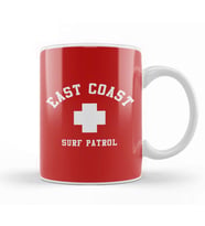 East Coast Surf Patrol Kupa Bardak Porselen
