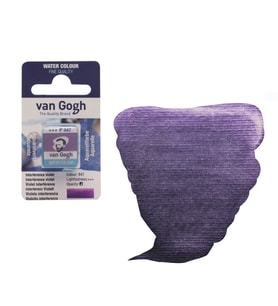 Talens Van Gogh 1/2 Tablet Sulu Boya 847 Interference Violet 