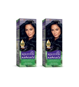 Naturals Saç Boyası Böğürtlen Siyahı 2/8 2x Paket