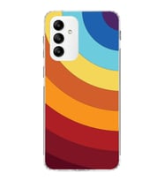 Samsung Galaxy M23  Kapak Renk Cümbüşü Tasarımlı Şeffaf  Kılıf
