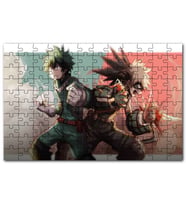 Cakapuzzle My Hero Academia Young Bakugo ve Midoriya Puzzle Yapboz MDF (Ahşap) (120 Parça)