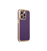 Apple iPhone 14 Pro Uyumlu Kılıf Zore Bark Kapak (Koyu Mor)