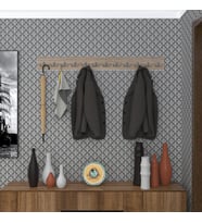 Kenzlife askılık tokadi mat cordoba renk suntalam 12 adet metal krom renk portmanto