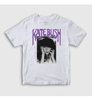 Presmono Unisex Çocuk Beyaz Poster Kate Bush T-Shirt 523881tt (Beyaz)