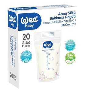Wee Baby Süt Saklama 20'li Poşet