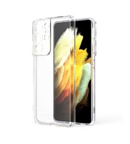 Galaxy S21 Ultra Kılıf Zore Kamera Korumalı Süper Silikon (Renksiz)