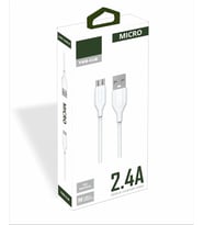 Yetty 2.4A Micro USB Kablo 1m Beyaz YKB-01B