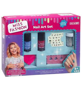  Miss Fashion Nail Art Makyaj Set
