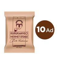 Kurukahveci Mehmet Efendi 100 gr 10'lu Paket Türk Kahvesi