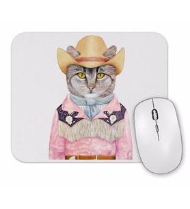Suslu Kedi Cats Mouse Pad