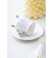 Acar Felix 6 Kişilik Kahve Fincanı Takımı Platin - 90 ml SCT-06174