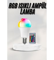 Northcity Akıllı RGB LED Ampul - Uzaktan Kumandalı Renk Değiştiren 10W E27 2000lm