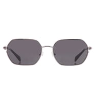 Michael Kors Güneş Gözlüğü - Asimetrik Füme Metal Çerçeve Koyu Gri Cam UV400 0MK1165 100287 57