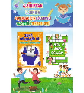 4.Sınıftan 5.Sınıfa Geçenler İçin Eğlenceli Yaz Tekrar Seti (Karışık)