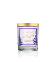 Nurxos Lavanta Kokulu Mum 220 Gr – Çiçeksi Odunsu Soya Mumu - 9662