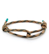 Kahve Yeşil Paracord Ayarlanabiir Bağlama Erkek Bileklik M050F