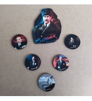 AHŞAP DUVAR SÜSÜ ATATÜRK İMZALI