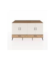 Kronos Konsol 6 Raflı 2 Çekmeceli 4 Kapaklı 176x59x99 Çam-Aytaşı/Çam