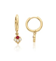 Aura Ruby Halka Küpe