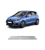 Renault Scenic 3 Krom Cam Çıtası 4 prç. 2009-2016 Paslanmaz Çelik