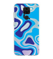 Xiaomi Redmi Note 9 Uyumlu Kapak Renkli Desen Tasarımlı Şeffaf Silikon Kılıf