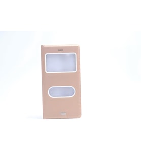 Turkcell T60 Kılıf Dolce Kapaklı Kılıf (Gold)