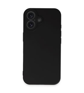 iPhone 16 Uyumlu Siyah Nano içi Kadife Tam koruma Tam Uyum