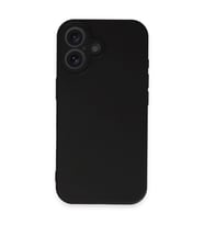 iPhone 16 Uyumlu Siyah Nano içi Kadife Tam koruma Tam Uyum