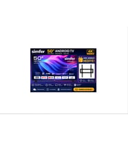 Simfer 50SFSA6B 50" 127 Ekran 4K Ultra Hd Android Smart LED Tv Dahili Wifi Bluetooth Netflix Askı Aparatı Hediyeli