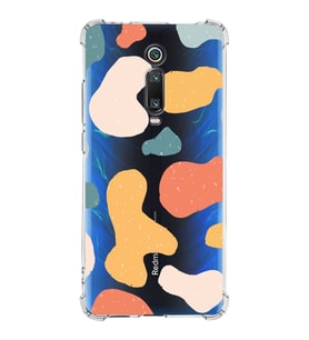 Xiaomi Redmi K20 Pro Köşe Korumalı Antişok Kapak Grunge Tasarımlı Şeffaf Silikon Kılıf