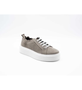 FreeFoot 221150 Nubuk Açık Gri kadın Sneaker