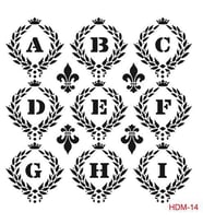 Cadence Home Decor Midi Stencil Boyama Şablonu 25x25 cm. HDM-14 