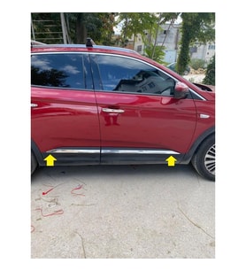 Opel Grandland X Krom Yan Kapı Çıtası 4 prç. 2017 sonrası P.Çelik