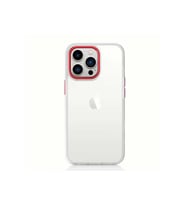 Apple iPhone 12 Uyumlu Kılıf Zore Krom Kapak (Kırmızı)